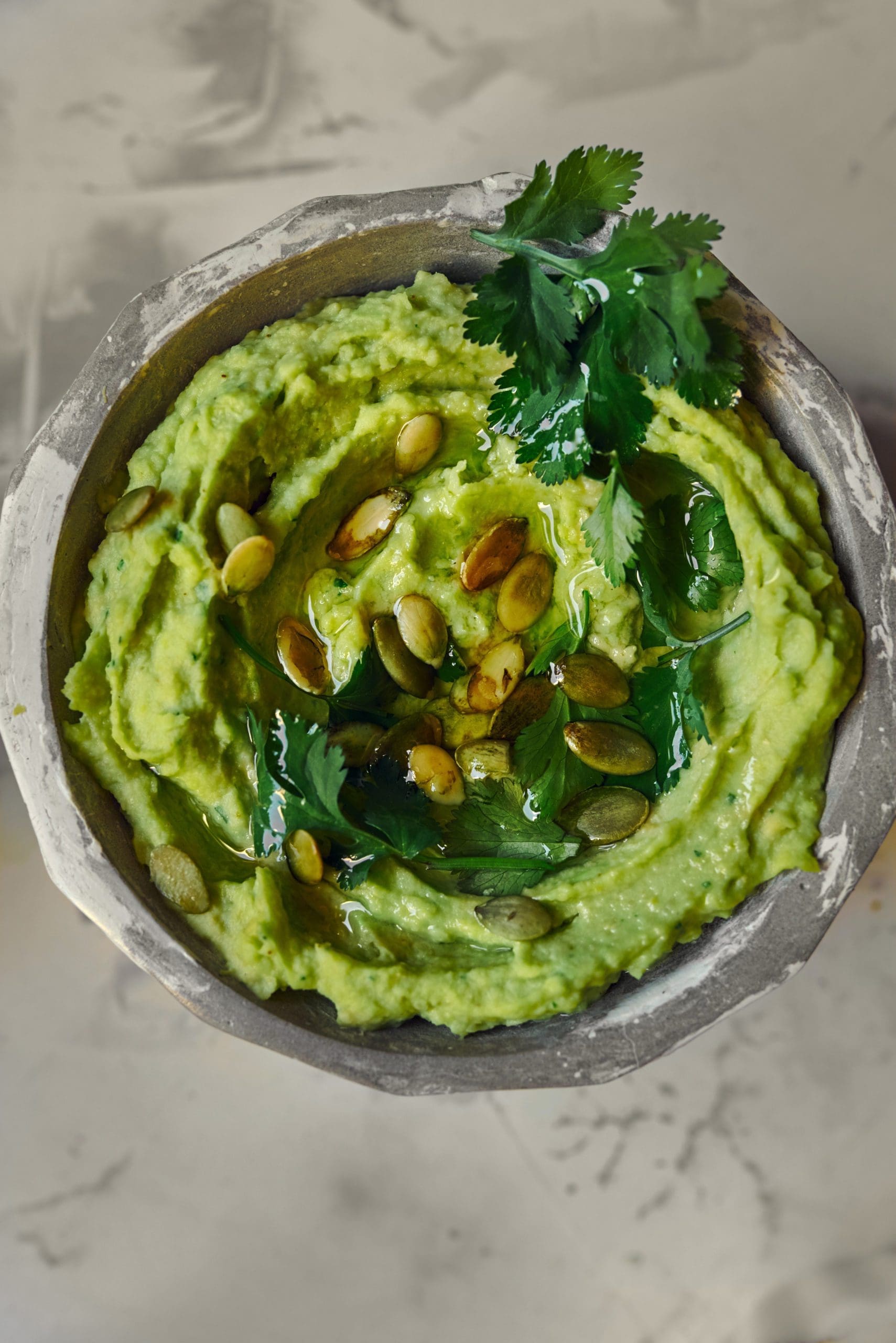 LEMON, HERB & PESTO HUMMUS (V) (VN)*