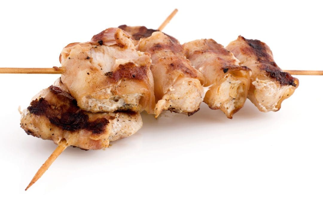 PORK SOUVLAKI with TZATZIKI