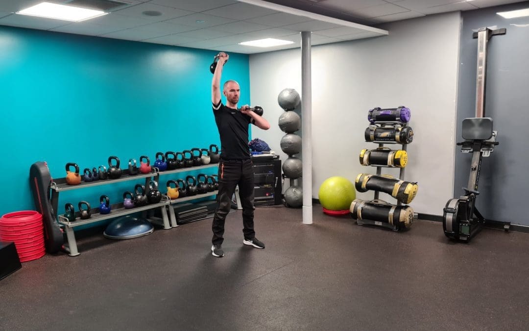 Kettlebell Shoulder Press Alternating